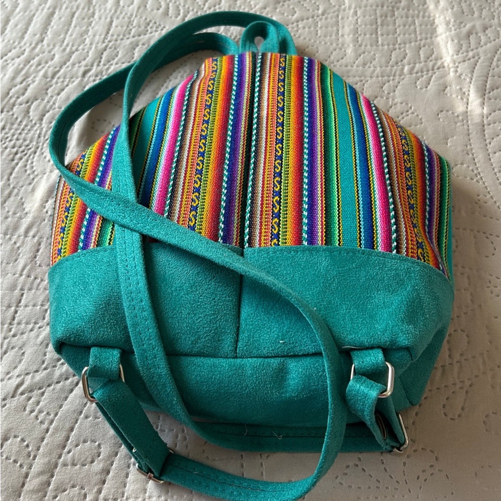 Peru Munay Multicolor Patterned Mini Backpack - image 2